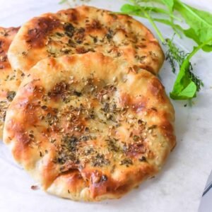 Cheese Kulcha (Kasoori) Naan
